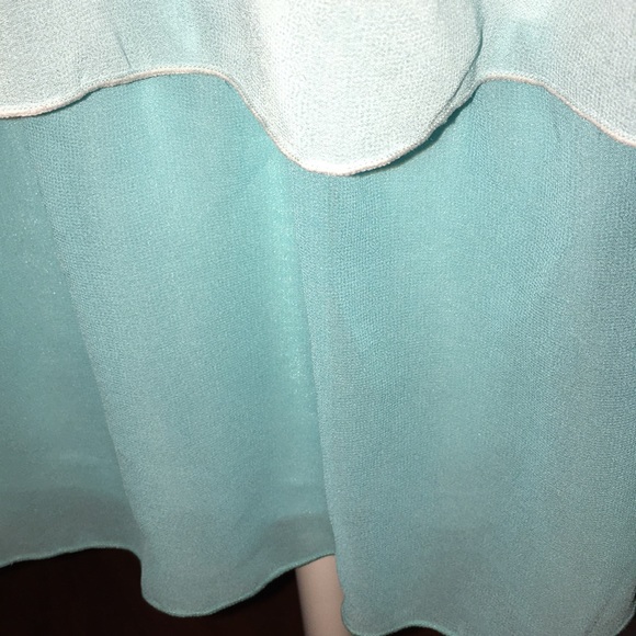 H & M 9/10 years old 3 Tone Light Blue Dress - Picture 4 of 6